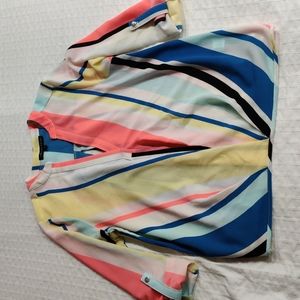 Maternity Striped Blouse  3/4 Sleeve